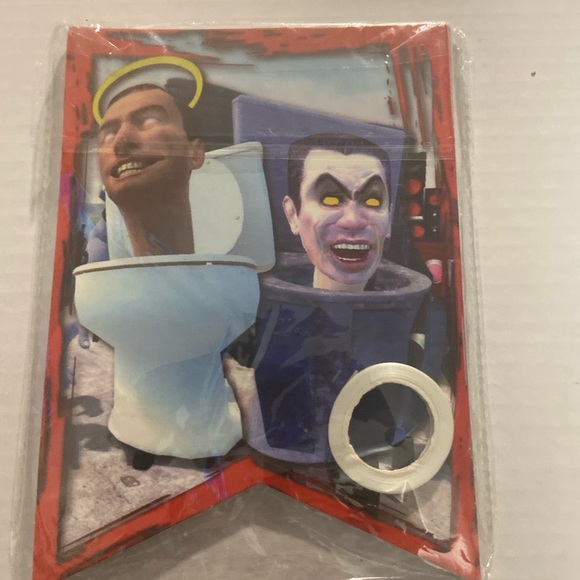 skibidi toilet birthday party decorations pack…new!! - Picture 4 of 4